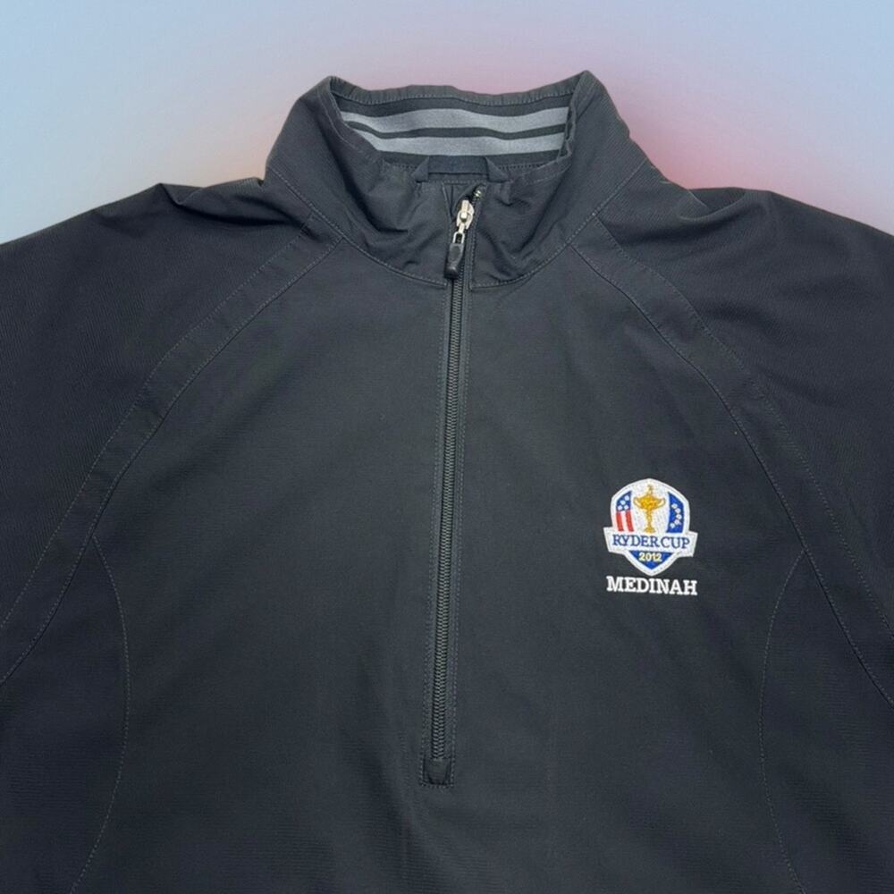 RYDER CUP 2017 MEDINAH Men’s Small Black Short Sleeve Windshirt ⭐️